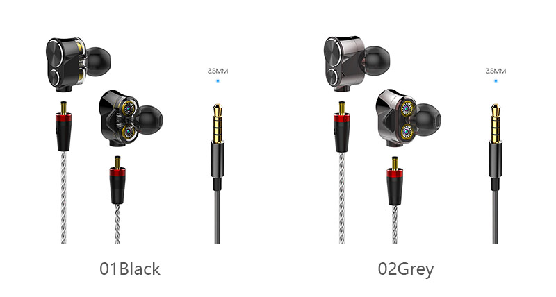 Z6 three unit wired universal earplug type-C sports game headset in ear