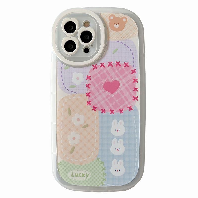 Label flower rabbit iPhoneXR-iPhone13 Pro Max soft case