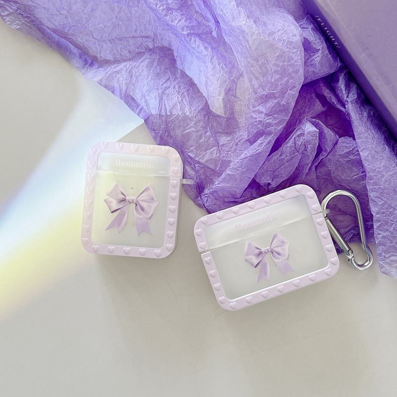 Purple Bow for AirPods1/2 AirPods Pro AirPods3 