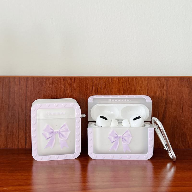 Purple Bow for AirPods1/2 AirPods Pro AirPods3 