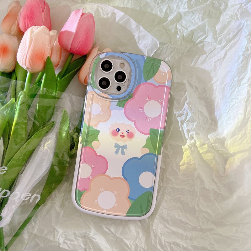 Flower sheep iPhoneX-iPhone13 Pro Max soft case
