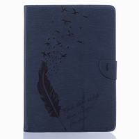 有盖头平板压羽毛小鸟iPad mini1234/iPad 4/5/6/7/8皮套