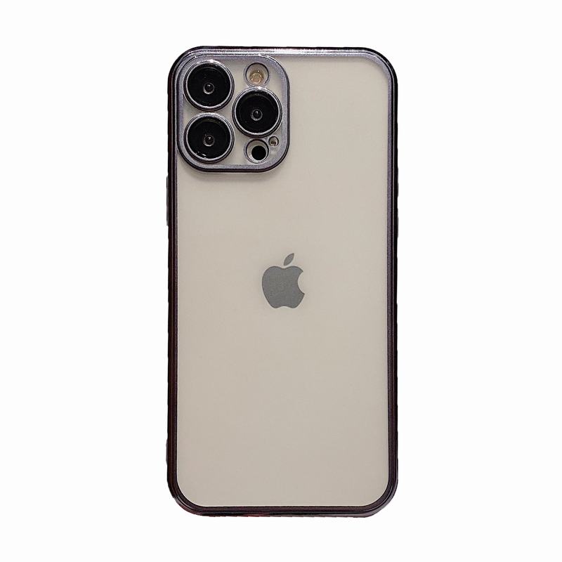 磨砂电镀一体自带镜头膜iPhone11-13 Pro Max软壳